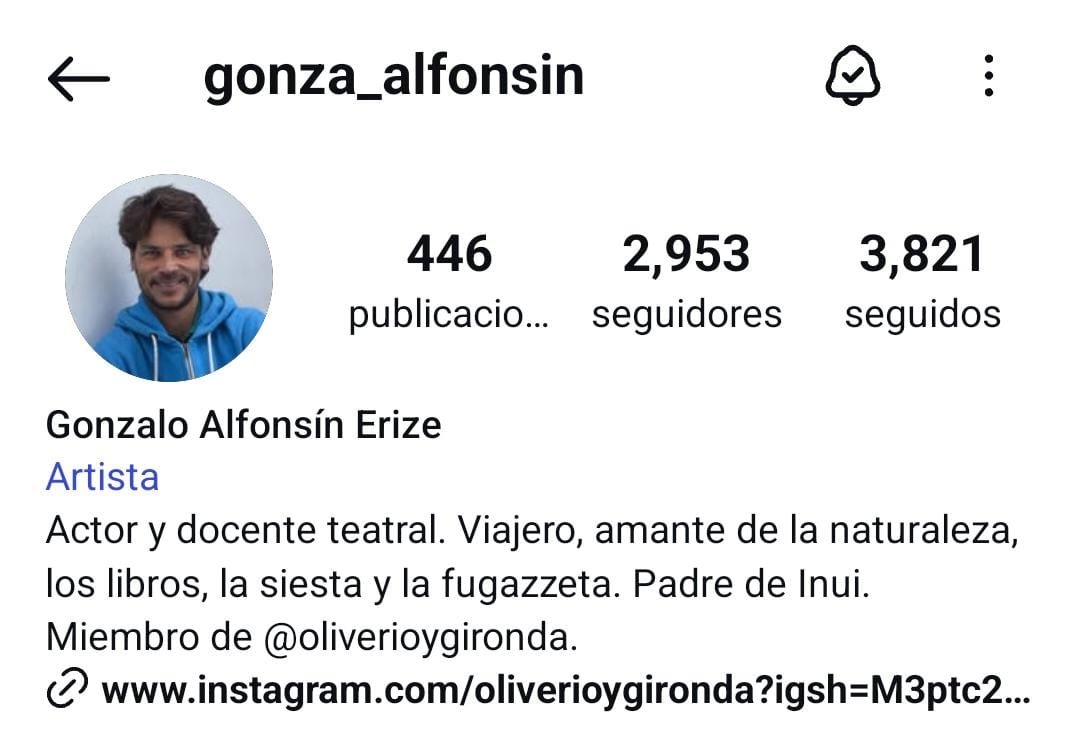 Gonzalo Alfonsín Erize en el FITE 2025