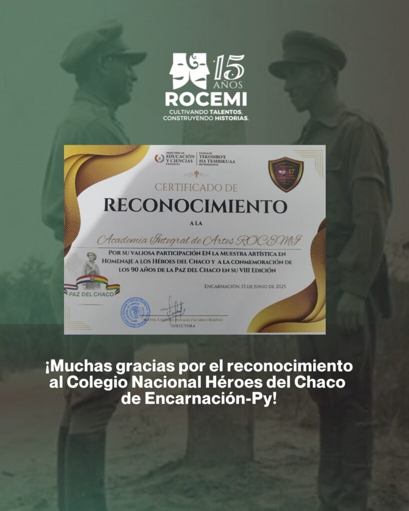 ROCEMI conmemora 90 años de la Paz del Chaco